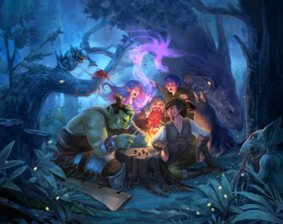 Chroniques Oubliées Fantasy - illustration du jeu de rôle Chroniques Oubliées Fantasy de Black Books Edition